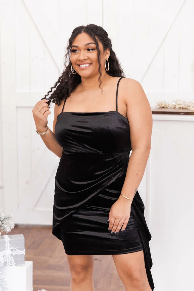 Coupon π Pink Lily Everybody You Know Black Velvet Tie Waist Mini π Dress FINAL SALE π 9 Coupon π Pink Lily Everybody You Know Black Velvet Tie Waist Mini π Dress FINAL SALE π - Image 9