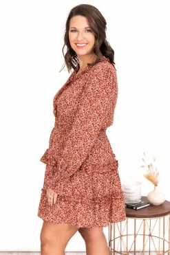 Wholesale π€© Pink Lily Ready For Tomorrow Spotted Rust Ruffle Mini π Dress βοΈ 26 Wholesale π€© Pink Lily Ready For Tomorrow Spotted Rust Ruffle Mini π Dress βοΈ -Cheap dresses Store 178572 4 650x