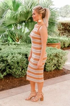 Best Sale 😉 Pink Lily Trip Around The Sun Camel Striped Midi Sweater 👗 Dress FINAL SALE 👍 -Cheap dresses Store 180224 triparoundthesun 179760 NEWheels 179670 besttimingearrings 15 650x