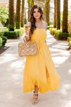 Best Pirce β Pink Lily Marigold Sunset Yellow Strapless Button Detail Midi π Dress FINAL SALE π 25 Best Pirce β Pink Lily Marigold Sunset Yellow Strapless Button Detail Midi π Dress FINAL SALE π -Cheap dresses Store 180278 marigoldsunset 179760 brynn 180360 privatebeach 11 650x