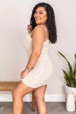 Discount 🎁 Pink Lily Stopping Time Beige Crochet Sweater 👗 Dress FINAL SALE 👍 -Cheap dresses Store 180300 9 f105e141 561a 4a71 8251 e04ca5f89511 650x