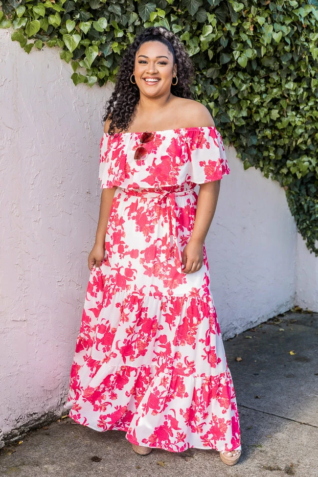 Best Pirce π Pink Lily Sweet Southern Kiss Ivory/Pink Floral Maxi π Dress FINAL SALE π 10 Best Pirce π Pink Lily Sweet Southern Kiss Ivory/Pink Floral Maxi π Dress FINAL SALE π - Image 10