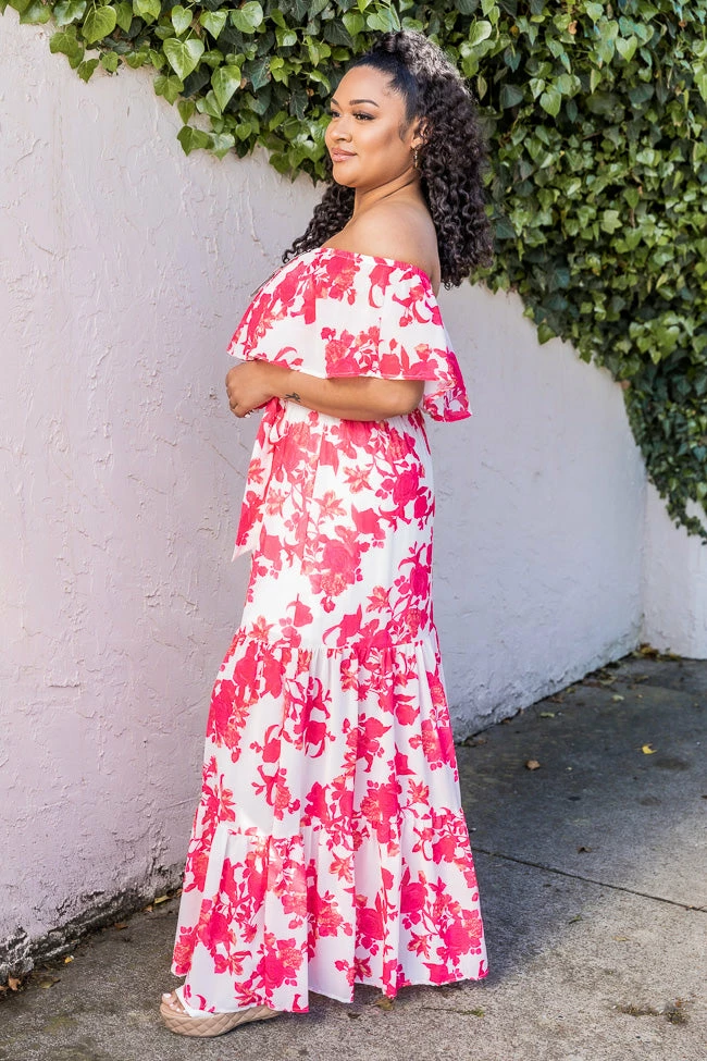 Best Pirce π Pink Lily Sweet Southern Kiss Ivory/Pink Floral Maxi π Dress FINAL SALE π 11 Best Pirce π Pink Lily Sweet Southern Kiss Ivory/Pink Floral Maxi π Dress FINAL SALE π - Image 11