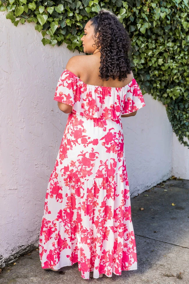 Best Pirce π Pink Lily Sweet Southern Kiss Ivory/Pink Floral Maxi π Dress FINAL SALE π 12 Best Pirce π Pink Lily Sweet Southern Kiss Ivory/Pink Floral Maxi π Dress FINAL SALE π - Image 12