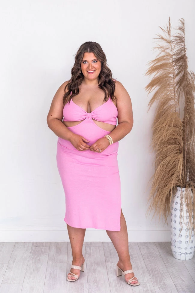 Outlet β¨ Pink Lily Hit The Dance Floor Pink Cut Out Midi π Dress FINAL SALE π 22 Outlet β¨ Pink Lily Hit The Dance Floor Pink Cut Out Midi π Dress FINAL SALE π - Image 22
