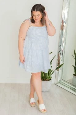 Promo 🧨 Pink Lily Sway To The Music Blue Stripe Square Neck Mini 👗 Dress FINAL SALE 🎉 -Cheap dresses Store 181164 3 a0a605fc 9cce 4948 aadc 987c969e9f7c 650x