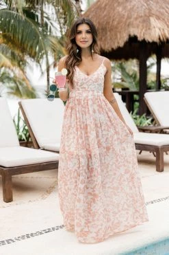 Best reviews of ⌛ Pink Lily It's Love At First Sight Peach Floral Maxi 👗 Dress FINAL SALE 🔔 -Cheap dresses Store 181258 it sloveatfirstsightpeach 178982 rubybeige 182218 takeabreak 4 650x