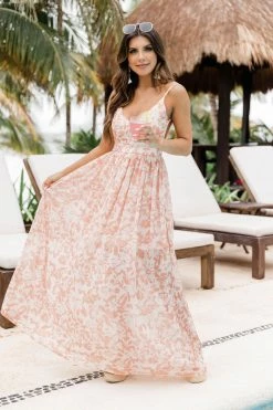 Best reviews of ⌛ Pink Lily It's Love At First Sight Peach Floral Maxi 👗 Dress FINAL SALE 🔔 -Cheap dresses Store 181258 it sloveatfirstsightpeach 178982 rubybeige 182218 takeabreak 7 650x