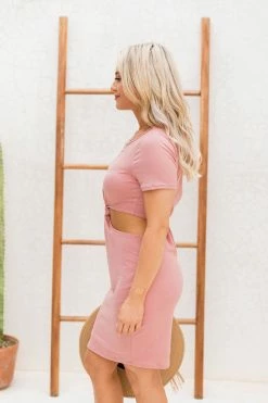 Best reviews of 🔔 Pink Lily Let You Admire Pink Knot Detail Solid 👗 Dress FINAL SALE 🌟 -Cheap dresses Store 181570 letyouadmirepink myhopefulheart takeaweekendawaytan shannonoatmeal 8 650x