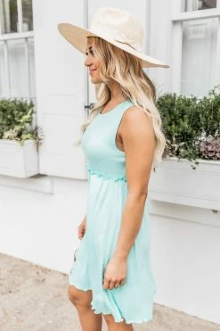 Best Sale 🛒 Pink Lily Admire Your Beauty Light Mint Ribbed Tank 👗 Dress FINAL SALE ⭐ -Cheap dresses Store 181662 admireyourbeautymint 180108 ramonabeige 180344 wonderlandsurprise 180352 findadirection 182920 islandcove 4 650x
