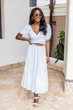 Top 10 🤩 Pink Lily Sweet Satisfaction Blue Cutout Gingham Midi 👗 Dress FINAL SALE 🧨 -Cheap dresses Store 181722 sweetsatisfaction 182738 famousfortoday 176558 lizziewhite callingaboutyou 12 650x