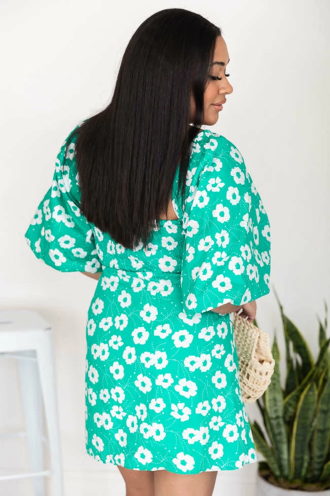 Budget π Pink Lily Personal Opinion Green Cutout Floral π Dress FINAL SALE π 15 Budget π Pink Lily Personal Opinion Green Cutout Floral π Dress FINAL SALE π - Image 15