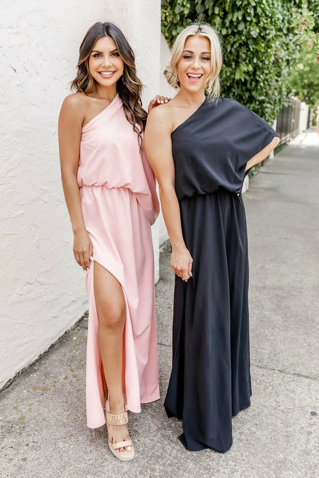 Best deal π Pink Lily Found My Forever Black One Shoulder Maxi π Dress π 16 Best deal π Pink Lily Found My Forever Black One Shoulder Maxi π Dress π - Image 16