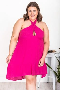 Brand new β Pink Lily Cruise Through Town Hot Pink Cross Halter Neck π Dress FINAL SALE π 29 Brand new β Pink Lily Cruise Through Town Hot Pink Cross Halter Neck π Dress FINAL SALE π -Cheap dresses Store 182154 11 650x