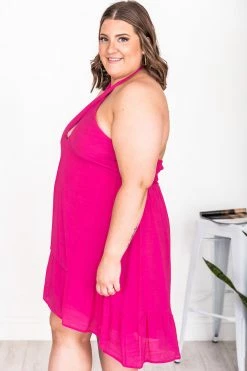 Brand new β Pink Lily Cruise Through Town Hot Pink Cross Halter Neck π Dress FINAL SALE π 30 Brand new β Pink Lily Cruise Through Town Hot Pink Cross Halter Neck π Dress FINAL SALE π -Cheap dresses Store 182154 12 650x