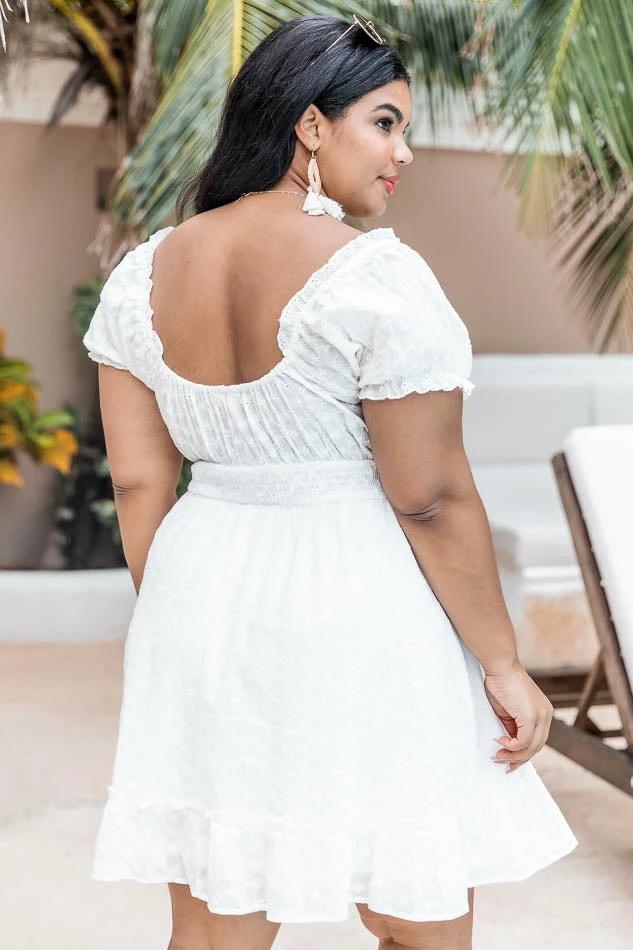 Best deal π Pink Lily Delighted Smile Ivory Eyelet Puff Sleeve Mini π Dress FINAL SALE π 16 Best deal π Pink Lily Delighted Smile Ivory Eyelet Puff Sleeve Mini π Dress FINAL SALE π - Image 16