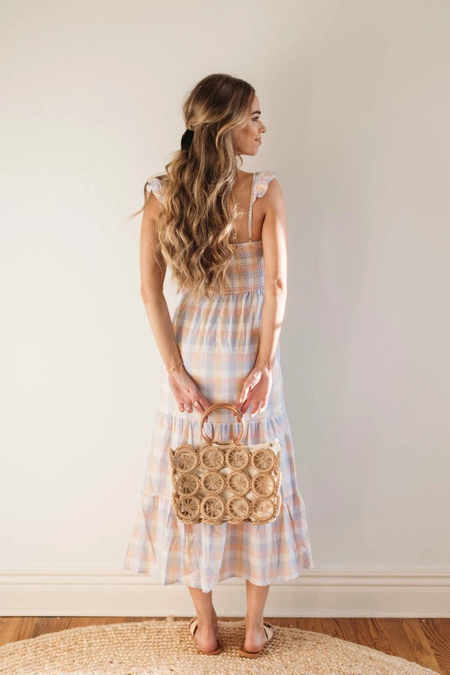 Wholesale π Pink Lily Singing Solo Multi Plaid Smocked Bust Maxi π Dress FINAL SALE π 5 Wholesale π Pink Lily Singing Solo Multi Plaid Smocked Bust Maxi π Dress FINAL SALE π - Image 5