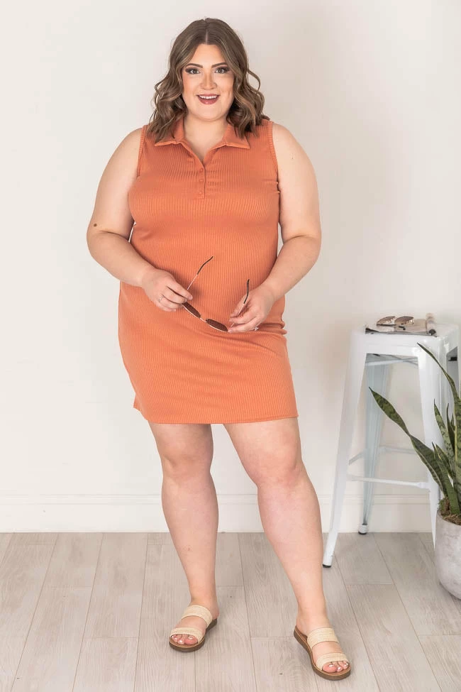 Wholesale π― Pink Lily Want The Best Terracotta Collared Ribbed Knit π Dress FINAL SALE βοΈ 15 Wholesale π― Pink Lily Want The Best Terracotta Collared Ribbed Knit π Dress FINAL SALE βοΈ - Image 15