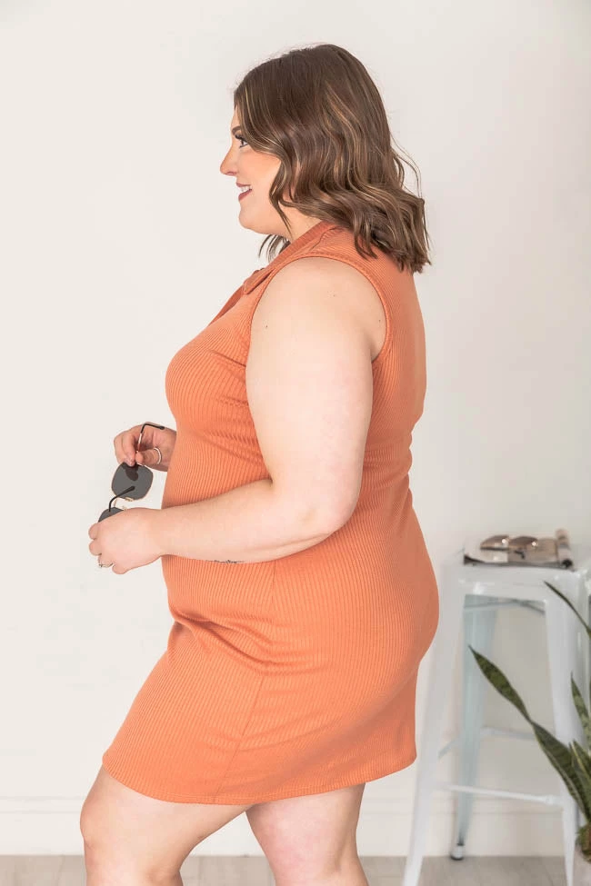 Wholesale π― Pink Lily Want The Best Terracotta Collared Ribbed Knit π Dress FINAL SALE βοΈ 17 Wholesale π― Pink Lily Want The Best Terracotta Collared Ribbed Knit π Dress FINAL SALE βοΈ - Image 17