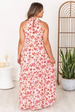 Deals 🛒 Pink Lily Before Long Pink Halter Neck Floral Maxi 👗 Dress FINAL SALE 🎉 -Cheap dresses Store 182324 4 962185d4 c1d9 48d9 83ea c4d5318f99a9 650x