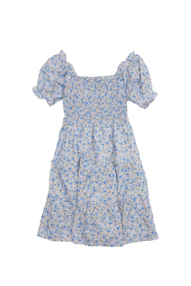 Deals π₯° Pink Lily Lucky Timing π§ Girls Blue Floral Puff Sleeve Midi π Dress FINAL SALE π― 7 Deals π₯° Pink Lily Lucky Timing π§ Girls Blue Floral Puff Sleeve Midi π Dress FINAL SALE π― - Image 7
