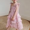 Deals ✨ Pink Lily Another Idea 👧 Girls Multicolor Floral Tie Strap 👗 Dress FINAL SALE ✨