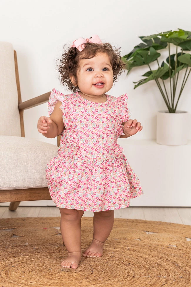Buy π Pink Lily Another Idea Baby π§ Girls Pink Floral π Dress FINAL SALE π 3 Buy π Pink Lily Another Idea Baby π§ Girls Pink Floral π Dress FINAL SALE π - Image 3