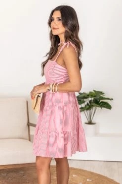 Budget ✔️ Pink Lily Sway To The Music Red Stripe Square Neck Mini 👗 Dress FINAL SALE 😀 -Cheap dresses Store 182534 swaythemusicred 181880 withyouall 176558 lizziewhite 14 650x