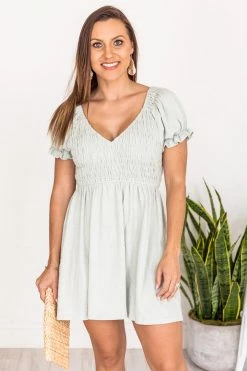 Deals 🌟 Pink Lily You're Mine Sage Smocked Bust 👗 Dress FINAL SALE 🎁 -Cheap dresses Store 182608 5 d288b025 195e 49f3 bdea 2ea64b531e85 650x