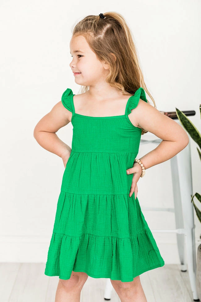 Best deal π Pink Lily Once Was π§ Girls Green Tiered π Dress FINAL SALE π 5 Best deal π Pink Lily Once Was π§ Girls Green Tiered π Dress FINAL SALE π - Image 5