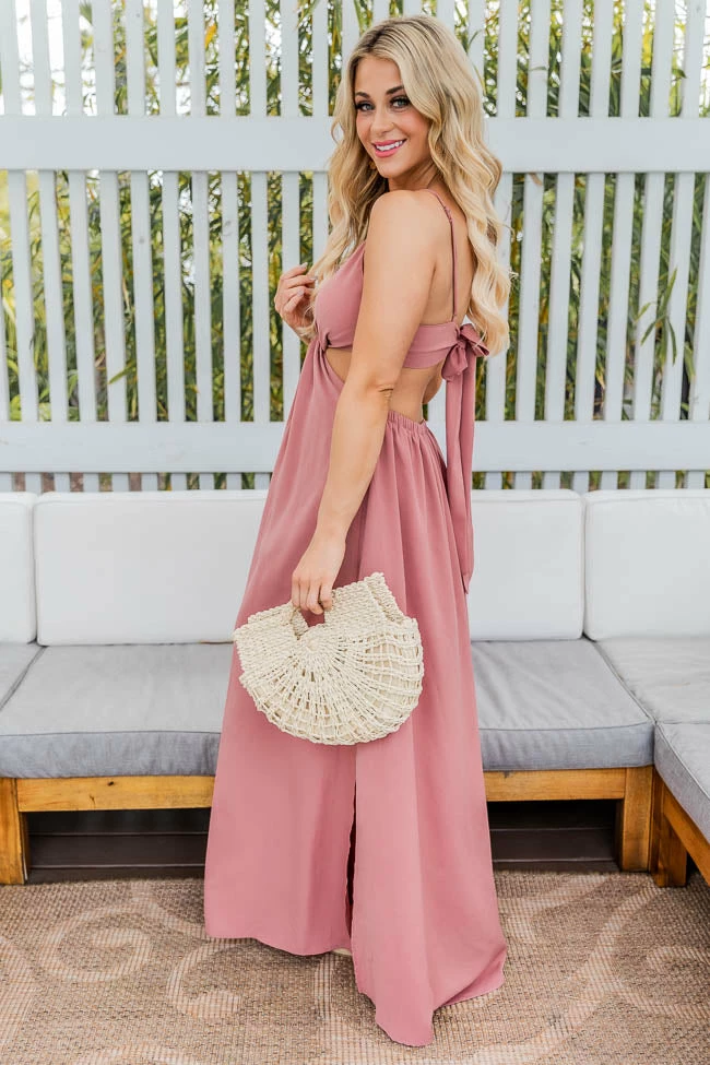 Best Sale π Pink Lily Nobody But Us Mauve Cutout Maxi π Dress FINAL SALE β 6 Best Sale π Pink Lily Nobody But Us Mauve Cutout Maxi π Dress FINAL SALE β - Image 6