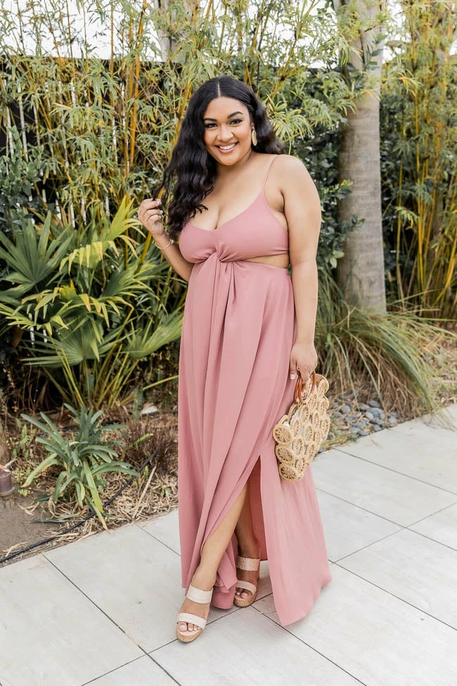 Best Sale π Pink Lily Nobody But Us Mauve Cutout Maxi π Dress FINAL SALE β 8 Best Sale π Pink Lily Nobody But Us Mauve Cutout Maxi π Dress FINAL SALE β - Image 8