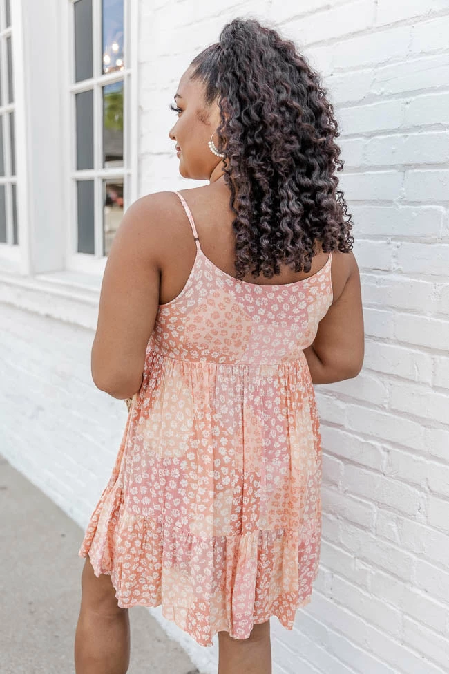 Hot Sale β€οΈ Pink Lily Love Me For Life Canteloupe Patchwork Floral Mini Sundress FINAL SALE π 8 Hot Sale β€οΈ Pink Lily Love Me For Life Canteloupe Patchwork Floral Mini Sundress FINAL SALE π - Image 8