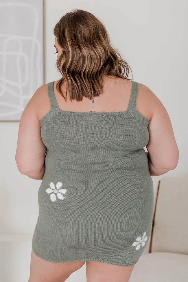 Outlet π Pink Lily Walk Through Fields Sage Daisy Print Knit Mini π Dress FINAL SALE π 26 Outlet π Pink Lily Walk Through Fields Sage Daisy Print Knit Mini π Dress FINAL SALE π - Image 26
