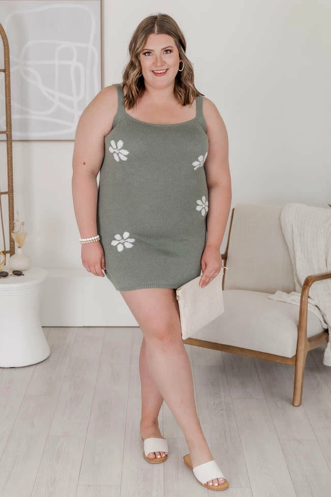 Outlet π Pink Lily Walk Through Fields Sage Daisy Print Knit Mini π Dress FINAL SALE π 23 Outlet π Pink Lily Walk Through Fields Sage Daisy Print Knit Mini π Dress FINAL SALE π - Image 23