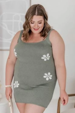 Outlet π Pink Lily Walk Through Fields Sage Daisy Print Knit Mini π Dress FINAL SALE π 50 Outlet π Pink Lily Walk Through Fields Sage Daisy Print Knit Mini π Dress FINAL SALE π -Cheap dresses Store 182998 5 650x