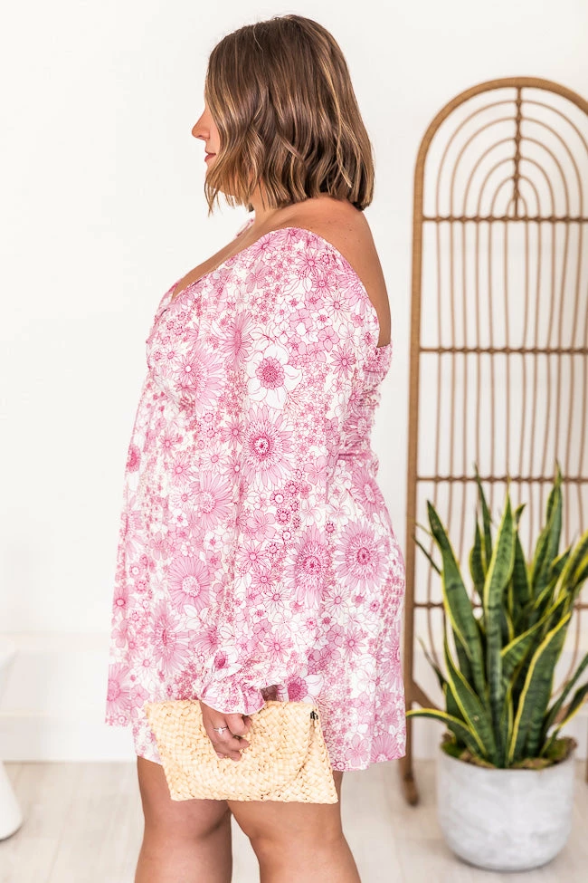 Wholesale β¨ Pink Lily Hard To Find Pink Floral Print Long Sleeve Mini π Dress 𧨠12 Wholesale β¨ Pink Lily Hard To Find Pink Floral Print Long Sleeve Mini π Dress 𧨠- Image 12