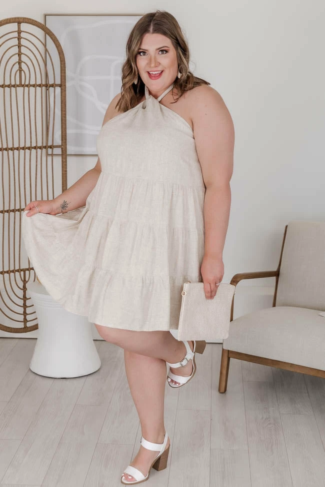 Outlet π Pink Lily Bittersweet Love Taupe Halter Mini π Dress FINAL SALE π 21 Outlet π Pink Lily Bittersweet Love Taupe Halter Mini π Dress FINAL SALE π - Image 21