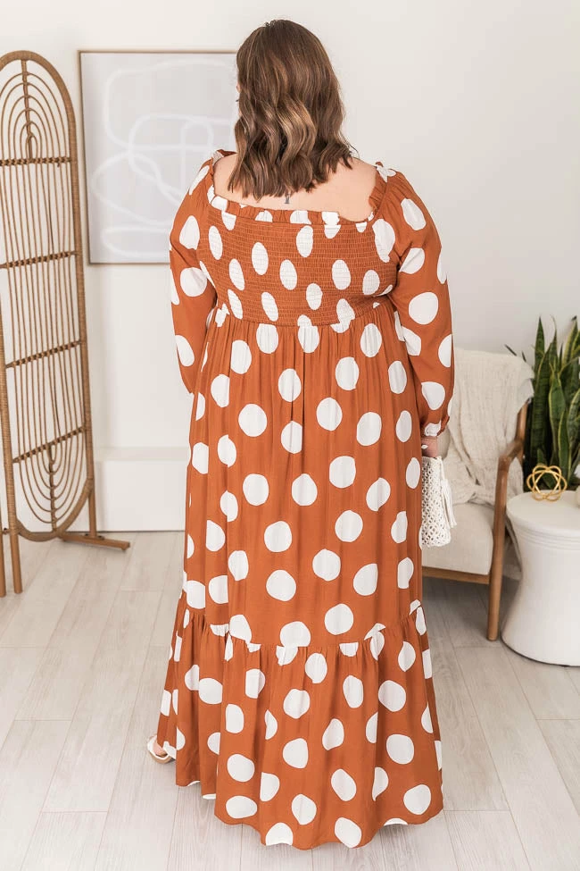 Top 10 π CAITLIN COVINGTON X PINK LILY Bluff Walk Brown Polka Dot Off The Shoulder Maxi π Dress FINAL SALE π― 18 Top 10 π CAITLIN COVINGTON X PINK LILY Bluff Walk Brown Polka Dot Off The Shoulder Maxi π Dress FINAL SALE π― - Image 18