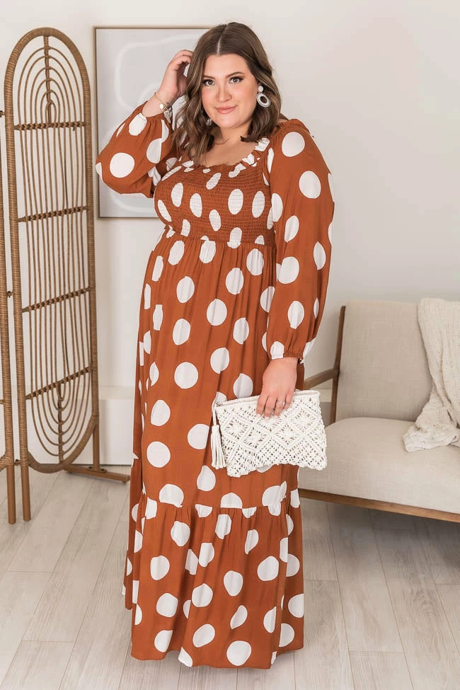 Top 10 π CAITLIN COVINGTON X PINK LILY Bluff Walk Brown Polka Dot Off The Shoulder Maxi π Dress FINAL SALE π― 16 Top 10 π CAITLIN COVINGTON X PINK LILY Bluff Walk Brown Polka Dot Off The Shoulder Maxi π Dress FINAL SALE π― - Image 16