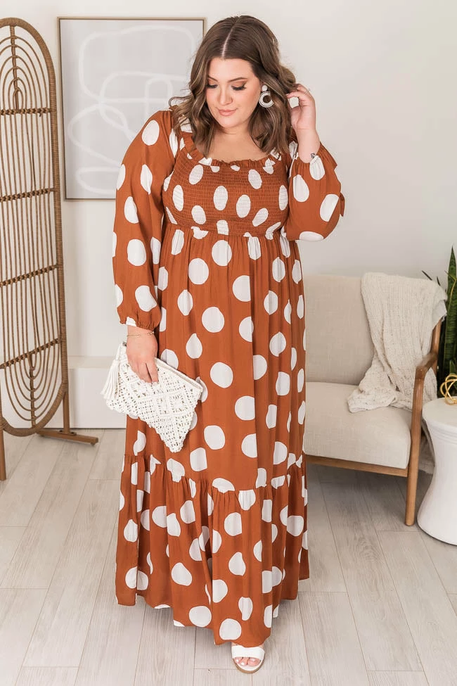 Top 10 π CAITLIN COVINGTON X PINK LILY Bluff Walk Brown Polka Dot Off The Shoulder Maxi π Dress FINAL SALE π― 19 Top 10 π CAITLIN COVINGTON X PINK LILY Bluff Walk Brown Polka Dot Off The Shoulder Maxi π Dress FINAL SALE π― - Image 19