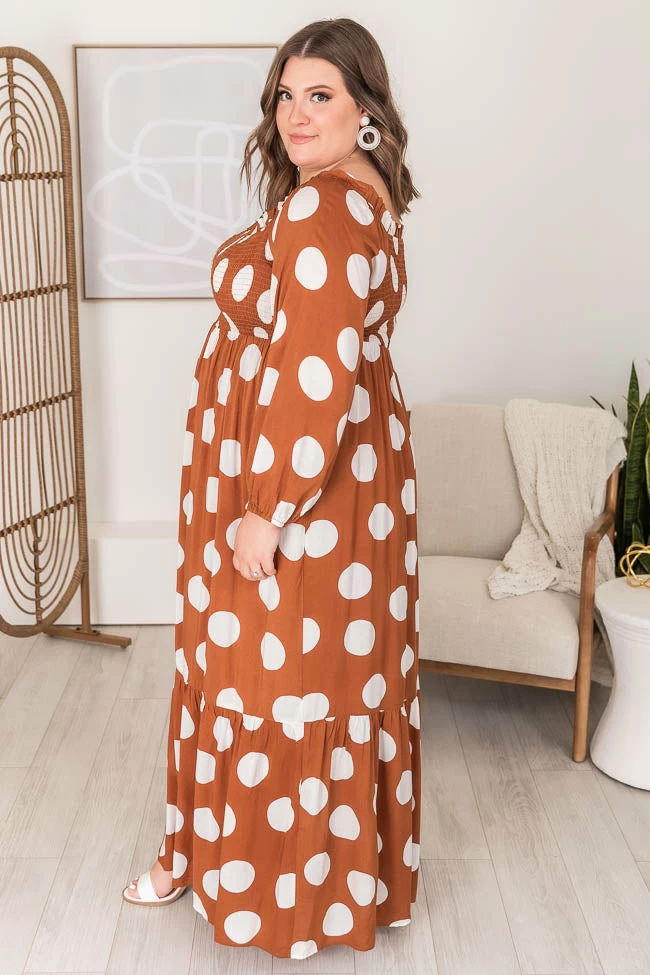 Top 10 π CAITLIN COVINGTON X PINK LILY Bluff Walk Brown Polka Dot Off The Shoulder Maxi π Dress FINAL SALE π― 17 Top 10 π CAITLIN COVINGTON X PINK LILY Bluff Walk Brown Polka Dot Off The Shoulder Maxi π Dress FINAL SALE π― - Image 17