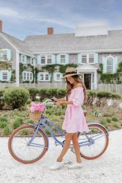 Coupon 😉 CAITLIN COVINGTON X PINK LILY Nantucket Pink Off The Shoulder Button Front Mini 👗 Dress FINAL SALE 💯 -Cheap dresses Store 183162 offtheshoulderpinkminidress socialhourblack 164324 jenny 4 650x