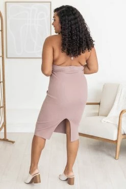 Hot Sale β Pink Lily On The List Taupe Halter Ribbed Midi Bodycon π Dress π 23 Hot Sale β Pink Lily On The List Taupe Halter Ribbed Midi Bodycon π Dress π -Cheap dresses Store 183284 1 650x