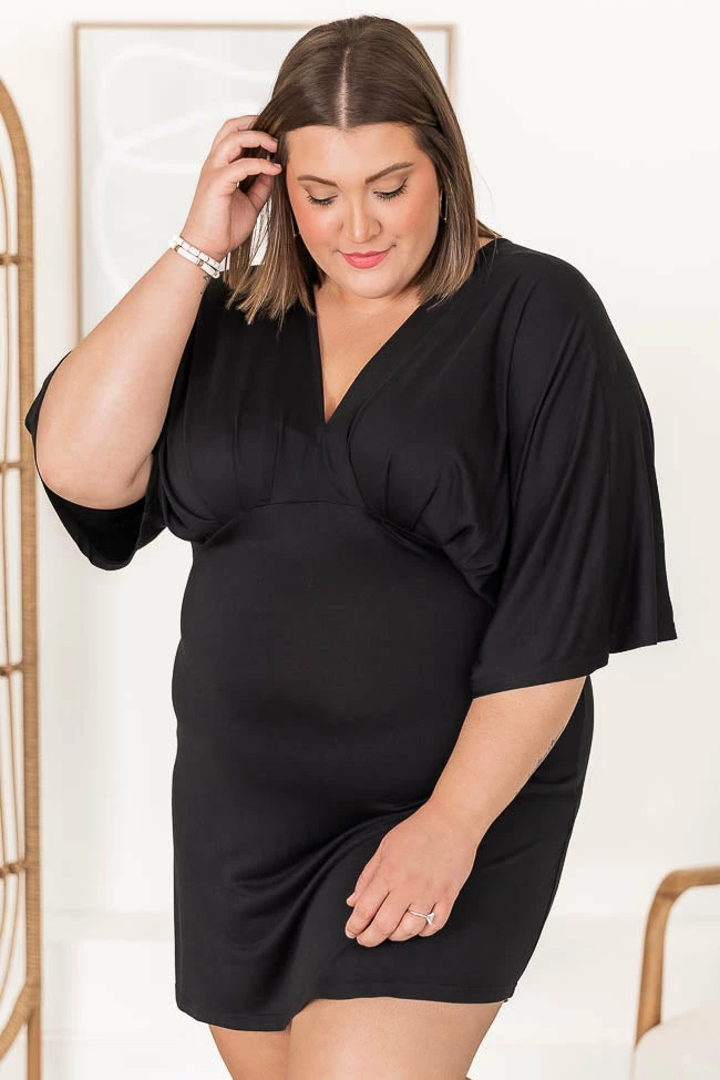 Flash Sale π Pink Lily Midnight Hour Black Drape Front Mini π Dress β¨ 16 Flash Sale π Pink Lily Midnight Hour Black Drape Front Mini π Dress β¨ - Image 16