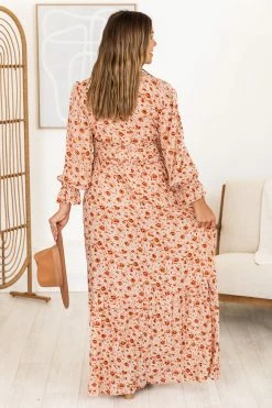 Best Sale π Pink Lily It's All A Dream Rust Floral Ruffle Trim Maxi π Dress FINAL SALE π 18 Best Sale π Pink Lily It's All A Dream Rust Floral Ruffle Trim Maxi π Dress FINAL SALE π -Cheap dresses Store 183694 3 650x