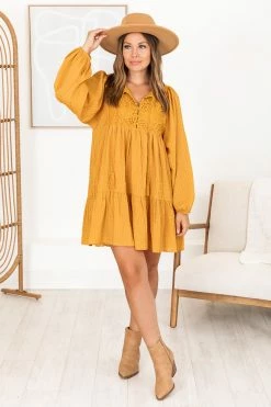 Promo π Pink Lily Perfectly You Mustard Lace Detail Mini π Dress π― 26 Promo π Pink Lily Perfectly You Mustard Lace Detail Mini π Dress π― -Cheap dresses Store 183740 1 650x