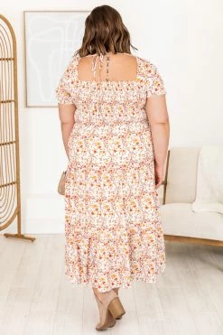 Outlet ❤️ Pink Lily Make It Your Own Brown Smocked Bust Midi 👗 Dress FINAL SALE 👏 -Cheap dresses Store 183744 6 650x