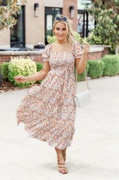 Outlet ❤️ Pink Lily Make It Your Own Brown Smocked Bust Midi 👗 Dress FINAL SALE 👏 -Cheap dresses Store 183744 makeityourown 179270 renae 183702 jetsettercream 180352 findadirection 1 650x