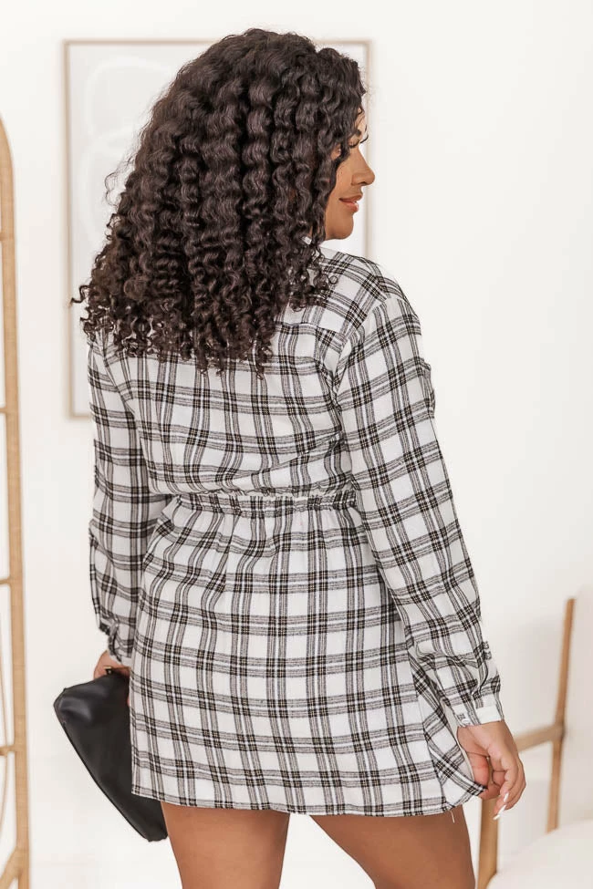 Best Pirce π Pink Lily Take My Hand Black/White Wrap Waist Plaid Mini π Dress π 14 Best Pirce π Pink Lily Take My Hand Black/White Wrap Waist Plaid Mini π Dress π - Image 14